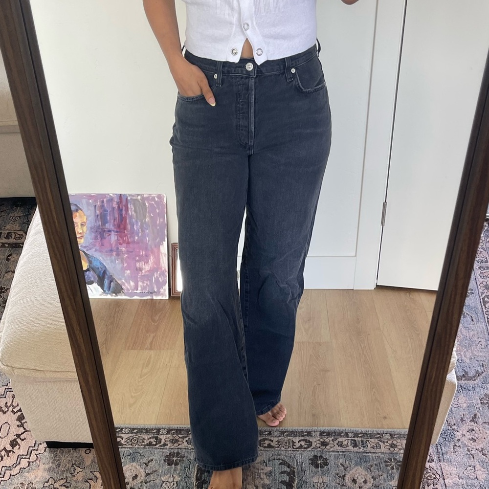 Citizens Of Humanity Black Flare Jeans